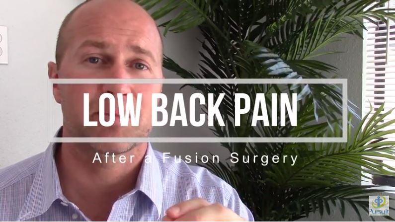 How To Resolve Low Back Pain After Having a Lumbar Fusion Surgery | Orlando FL